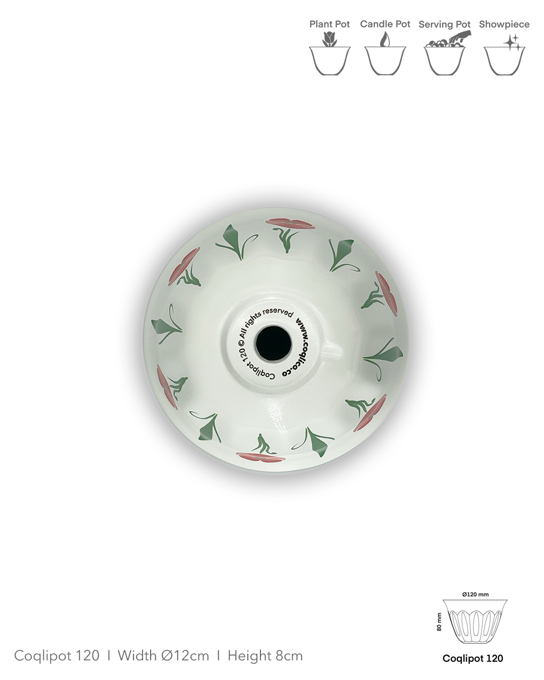 Coqlipot© 120 - Poppy - Red