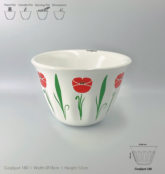Coqlipot© 180 - Poppy  - Red