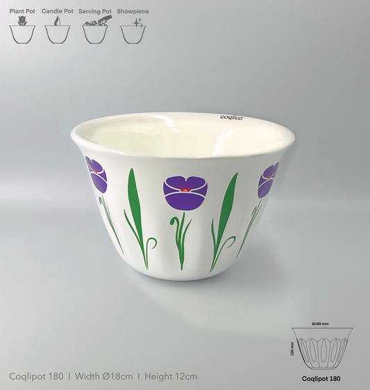 Coqlipot© 180 - Poppy - Purple