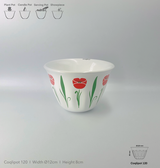 Coqlipot© 120 - Poppy - Red