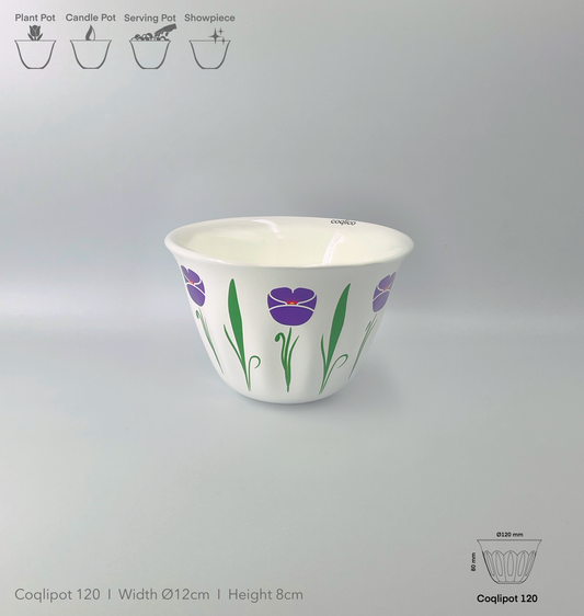 Coqlipot© 120 - Poppy - Purple